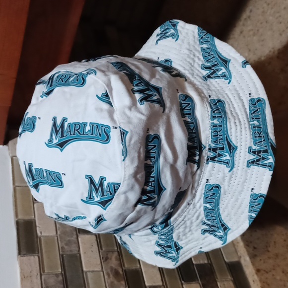 FSN Miami Marlins Reversible Bucket Hat Sz OS - Picture 6 of 6